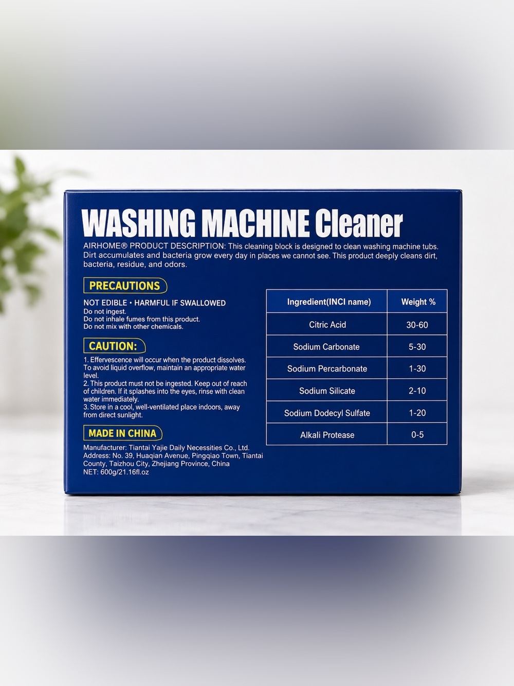 1 year supply washing  Machine Cleaner Tablets -30 count - Picture 2 of 4